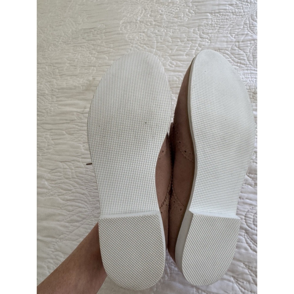NWOT bp Pink/Tan Suede Oxford Ladies Shoes Size 7M - Picture 6 of 6